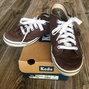 Brown Keds Slip on Sneaker
